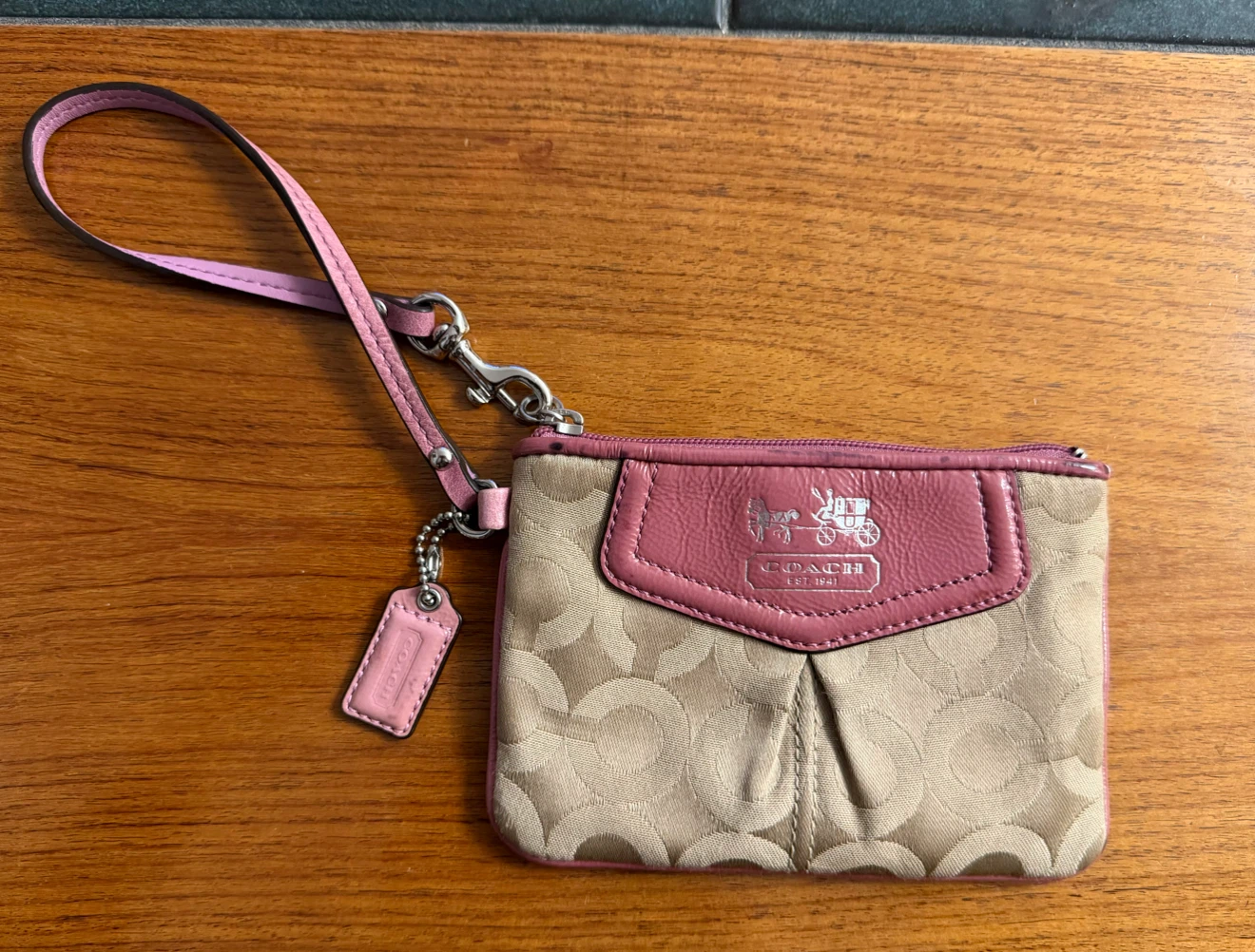 Coach Wristlet Pouch