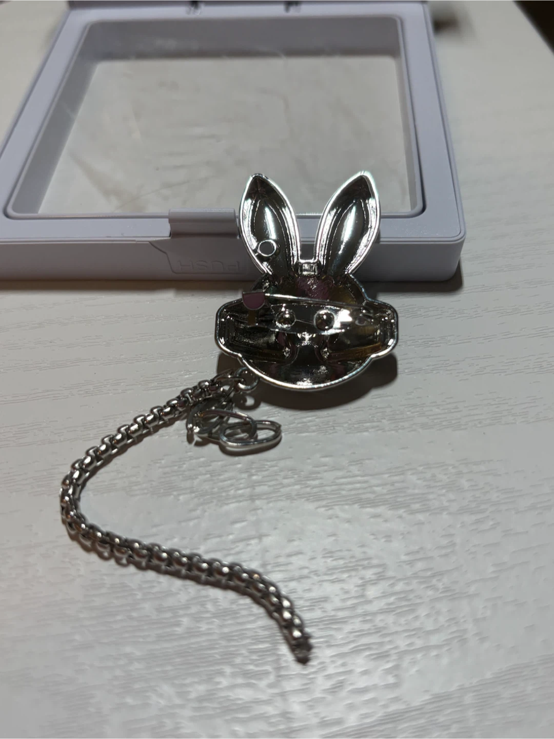 Bunny Brooch and Coin Dangle Earrings Set - photo 4