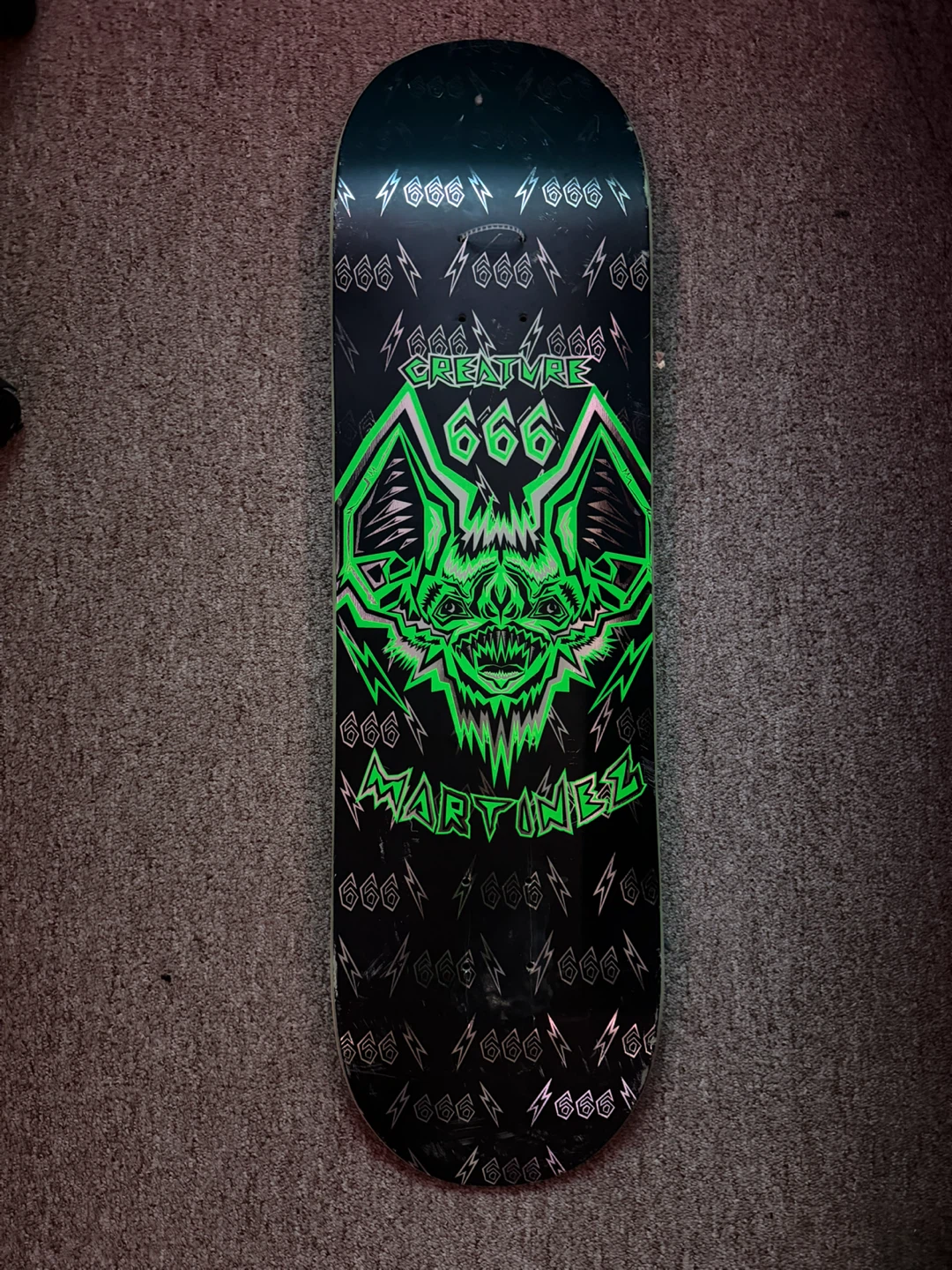 Creature Martinez "Bat Attack" Skateboard Deck