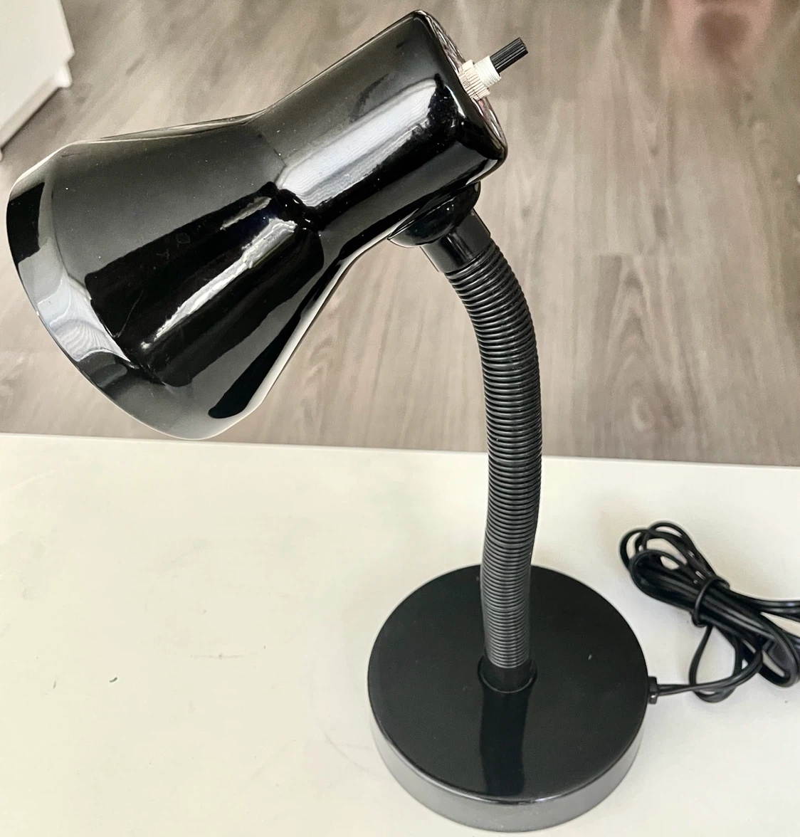 Black Adjustable Gooseneck Desk Lamp - photo 2