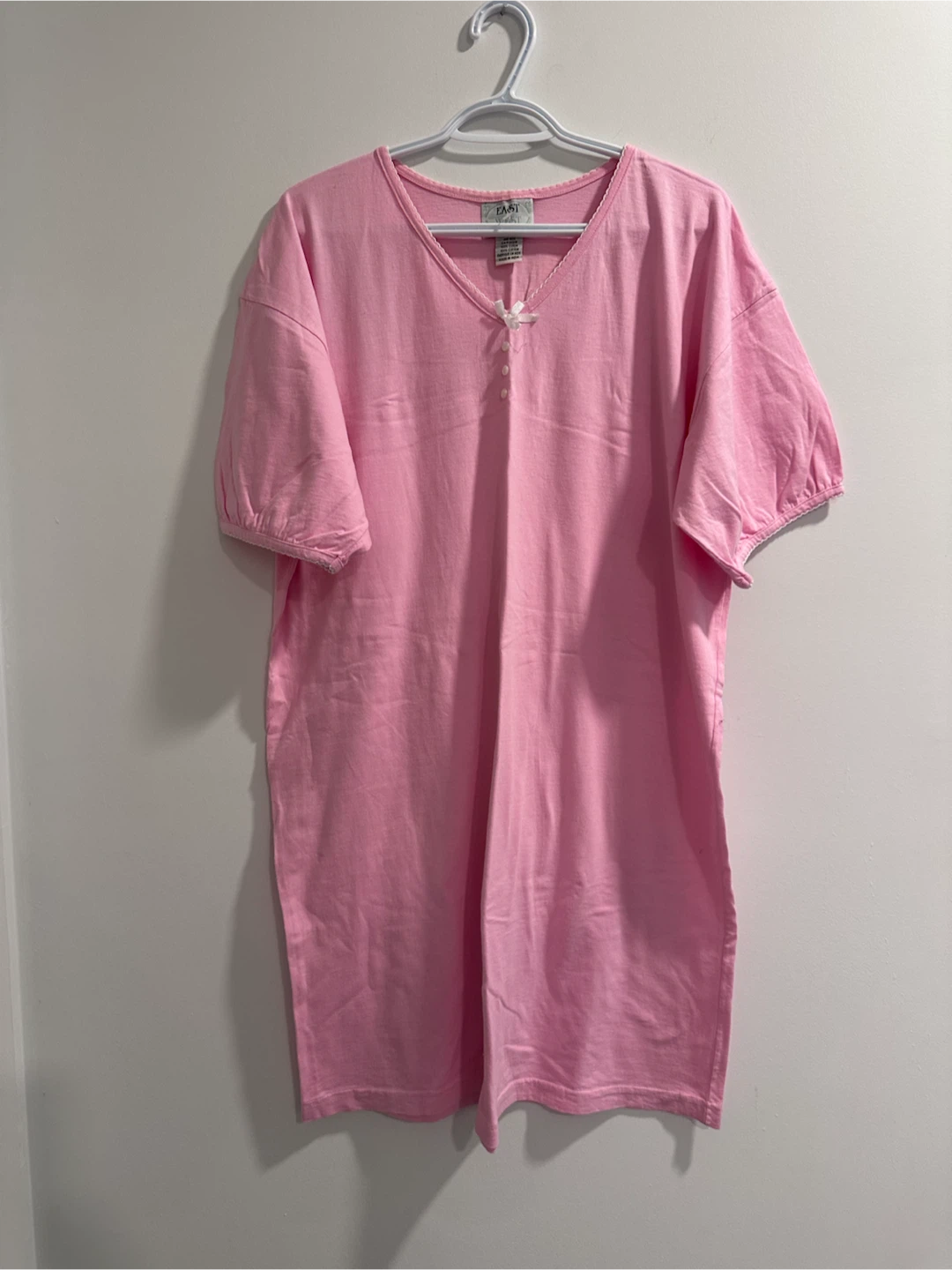 East West Classics Pink Cotton Nightgown - One Size