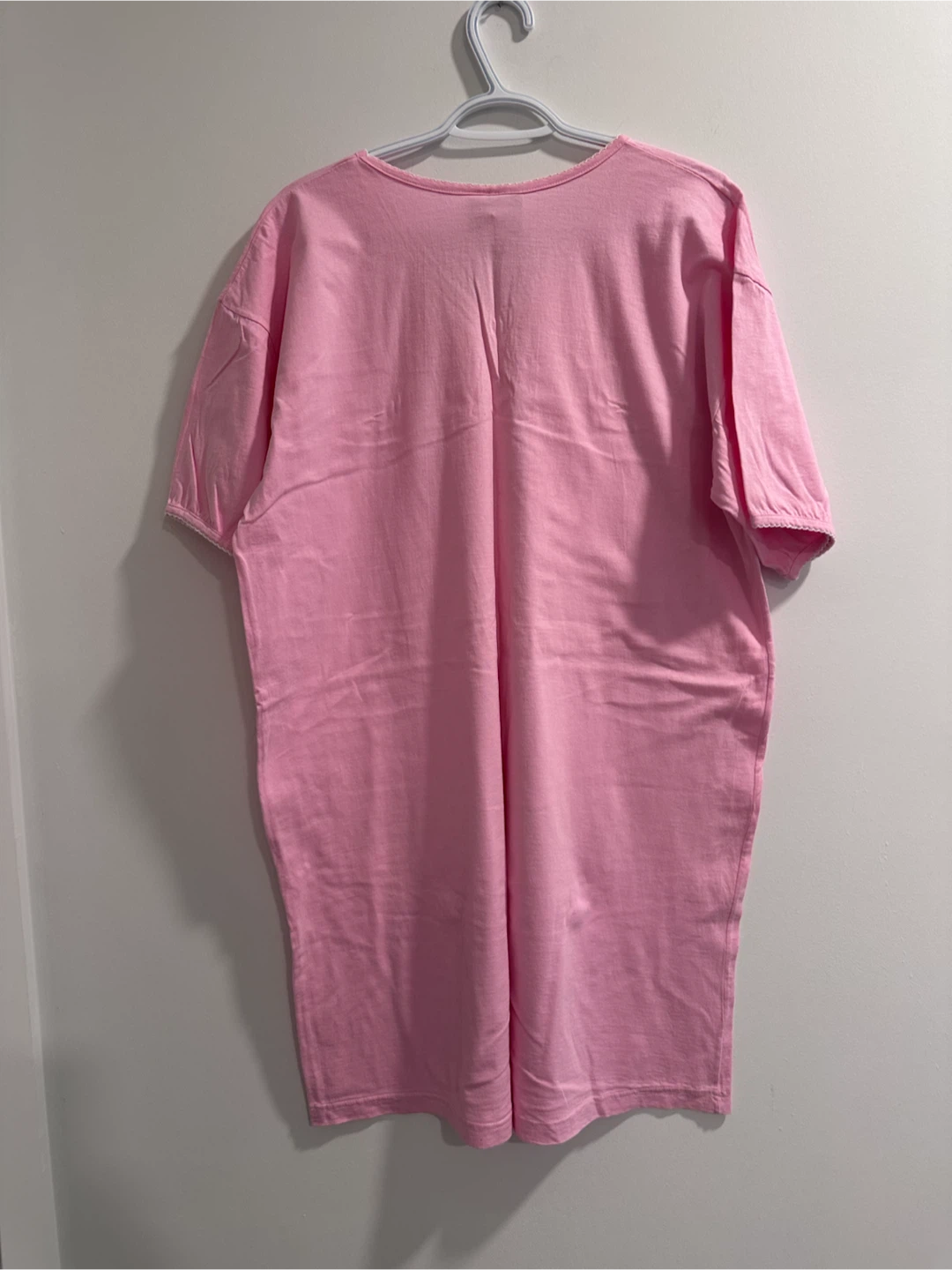 East West Classics Pink Cotton Nightgown - One Size - photo 2