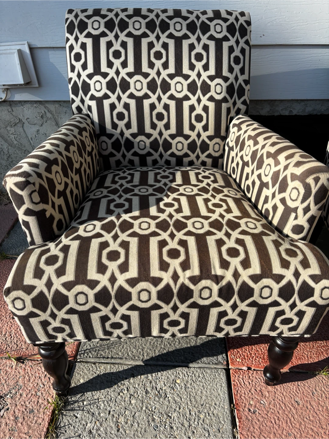 Accent Armchairs with Geometric Pattern - Arm chair - photo 2