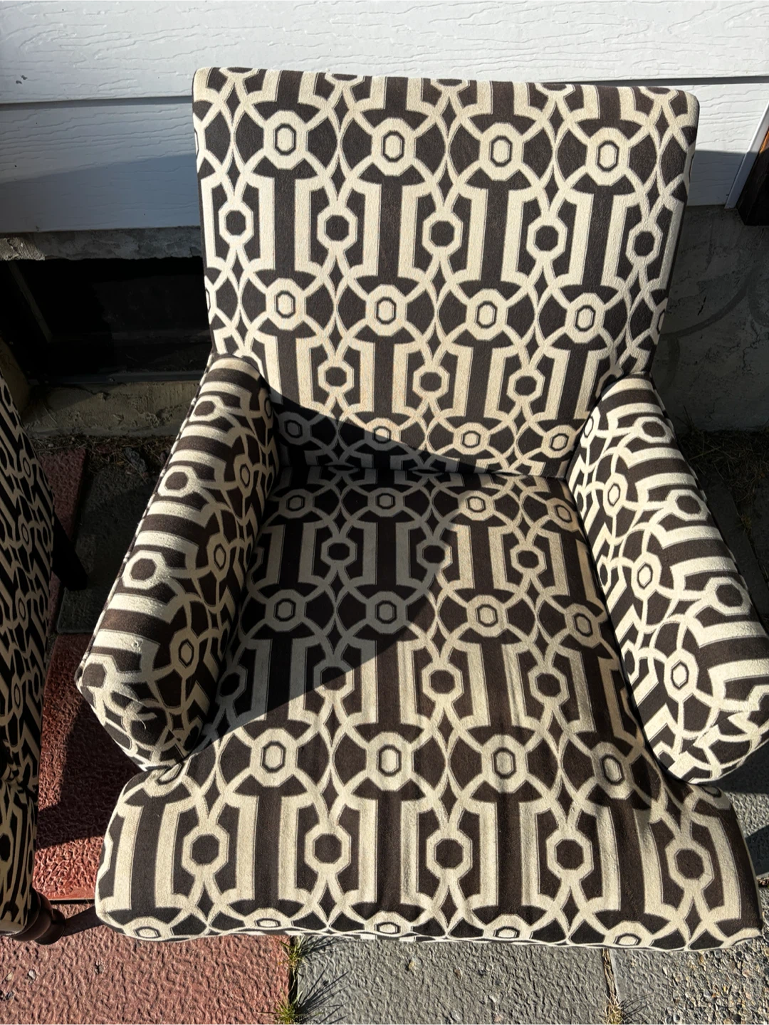 Accent Armchairs with Geometric Pattern - Arm chair - photo 5