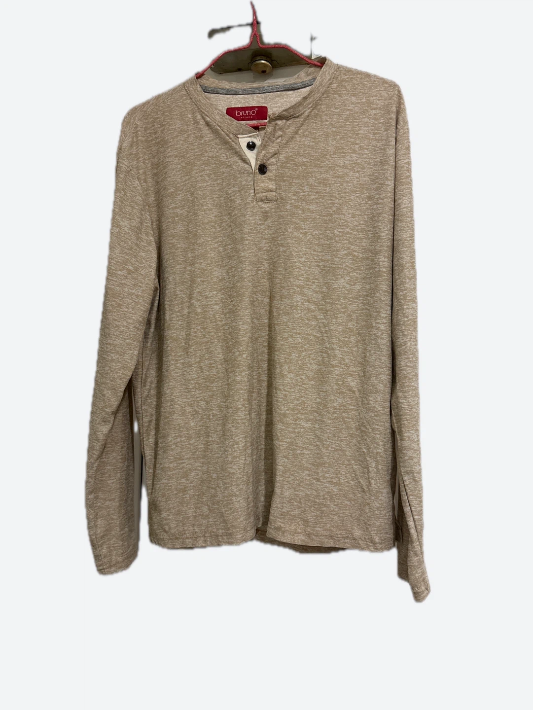 Bruno Men's Long Sleeve Henley Shirt