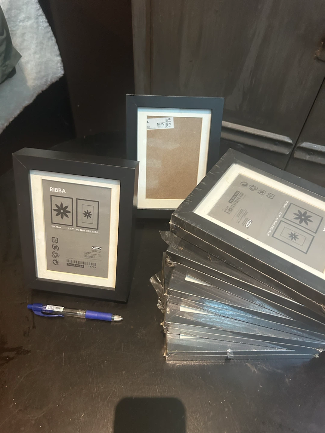 7 IKEA RIBBA Black Picture Frames (10x15cm) - photo 2