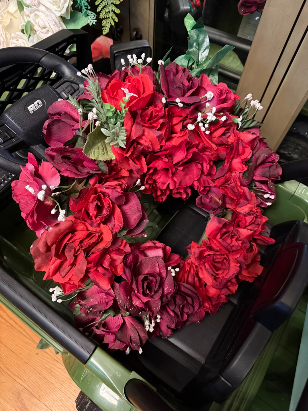 Red Rose Wreath