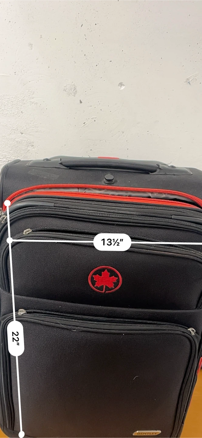 Bentley Black Rolling Carry-On Luggage 22" - photo 4