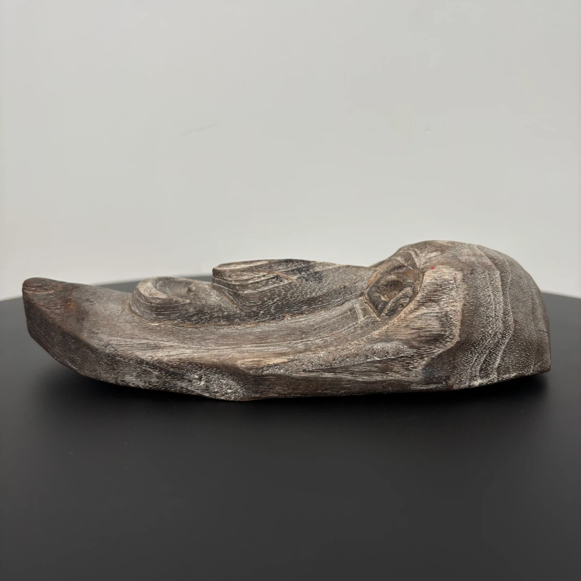 Hand-Carved Wooden Wall Mask - photo 5