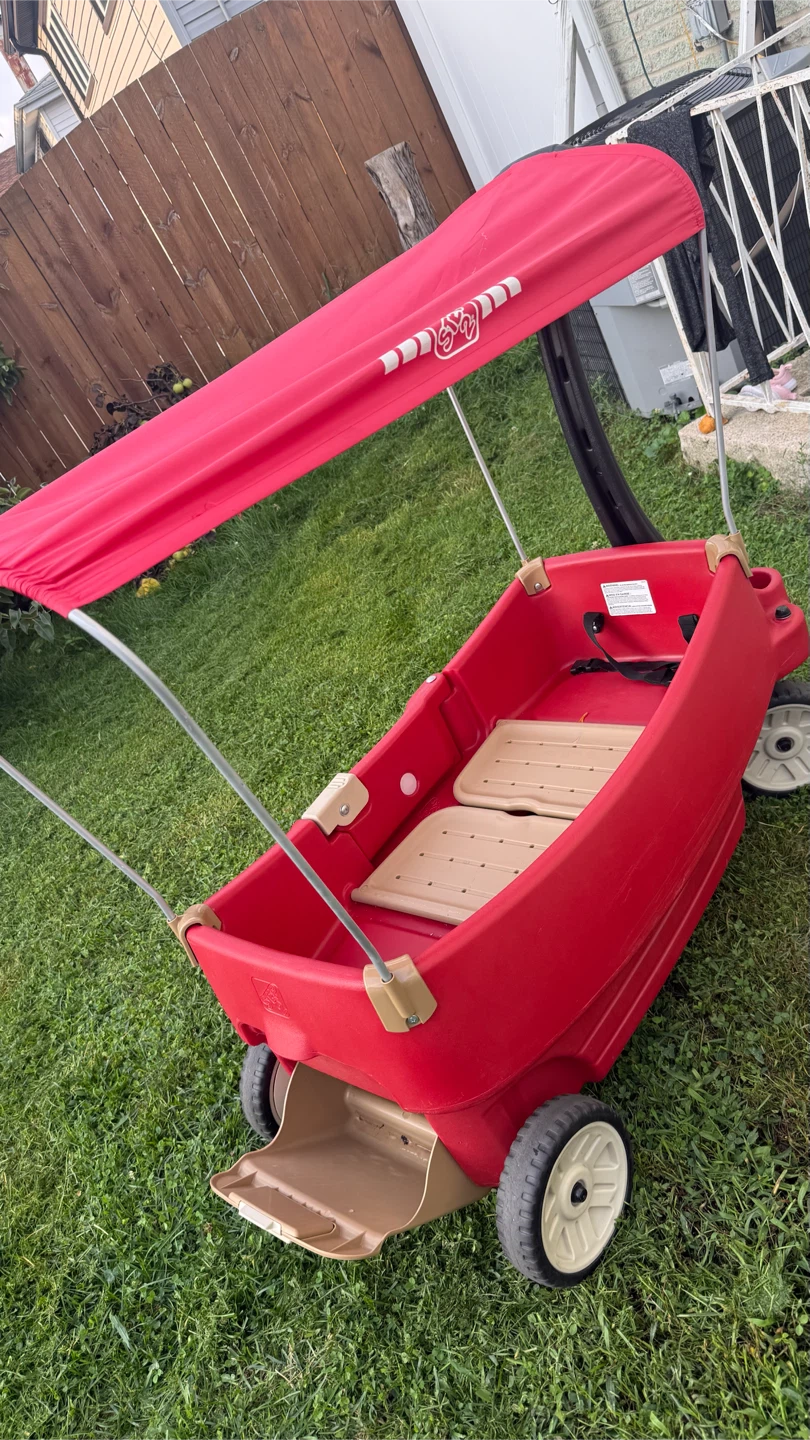 Step2 Red Wagon with Canopy check more pictures