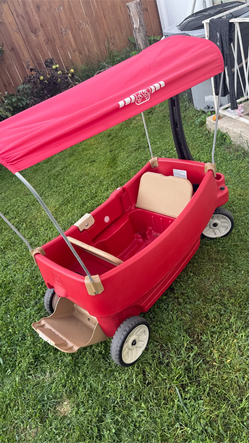 Step2 Red Wagon with Canopy check more pictures - photo 4