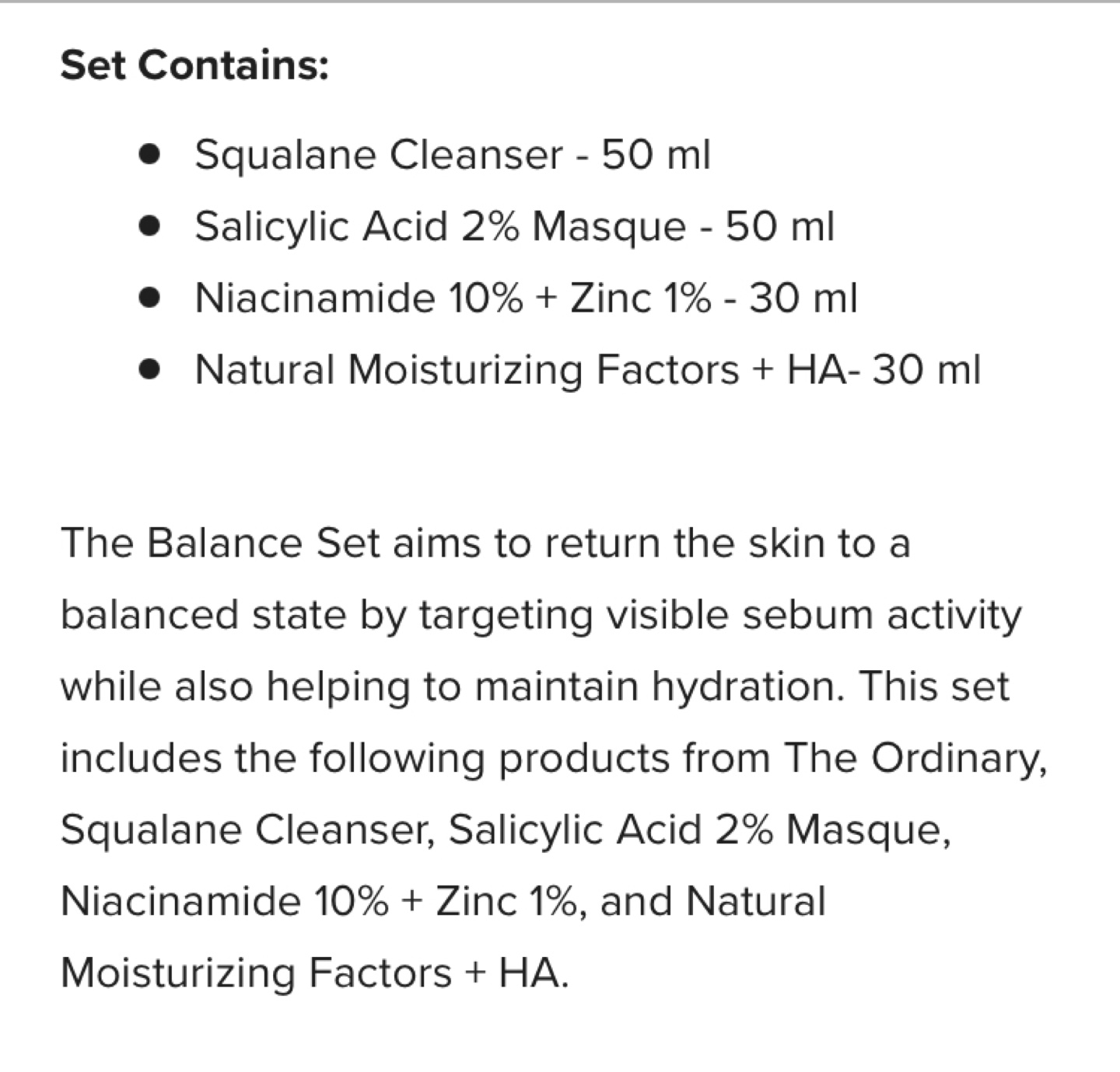 The Ordinary brand “THE BALANCE SET” ✨4 Products - photo 4