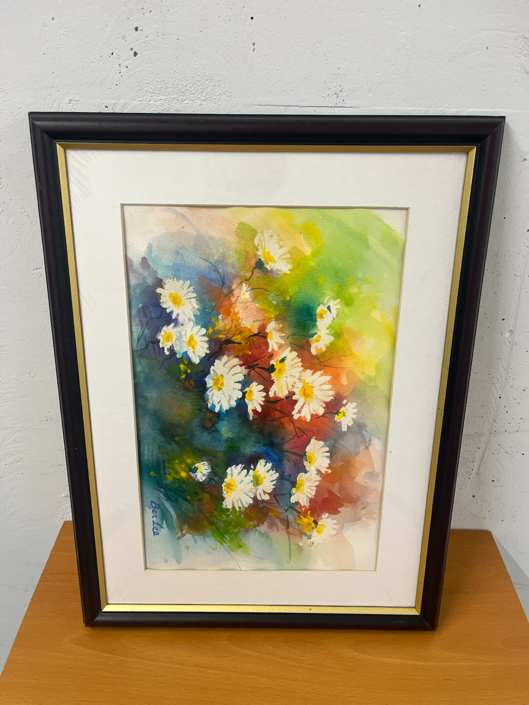 Ben Lee Watercolor Painting - Daisies