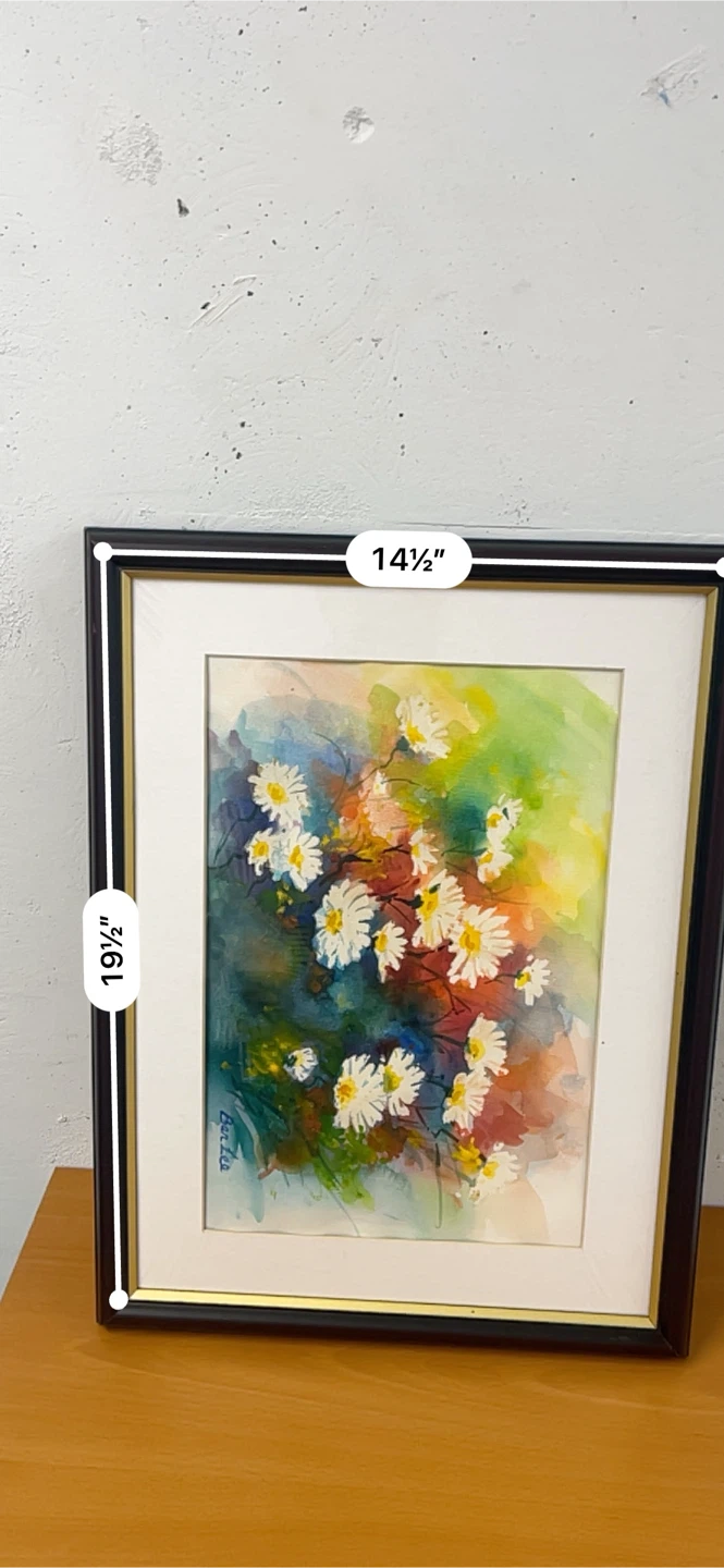 Ben Lee Watercolor Painting - Daisies - photo 2
