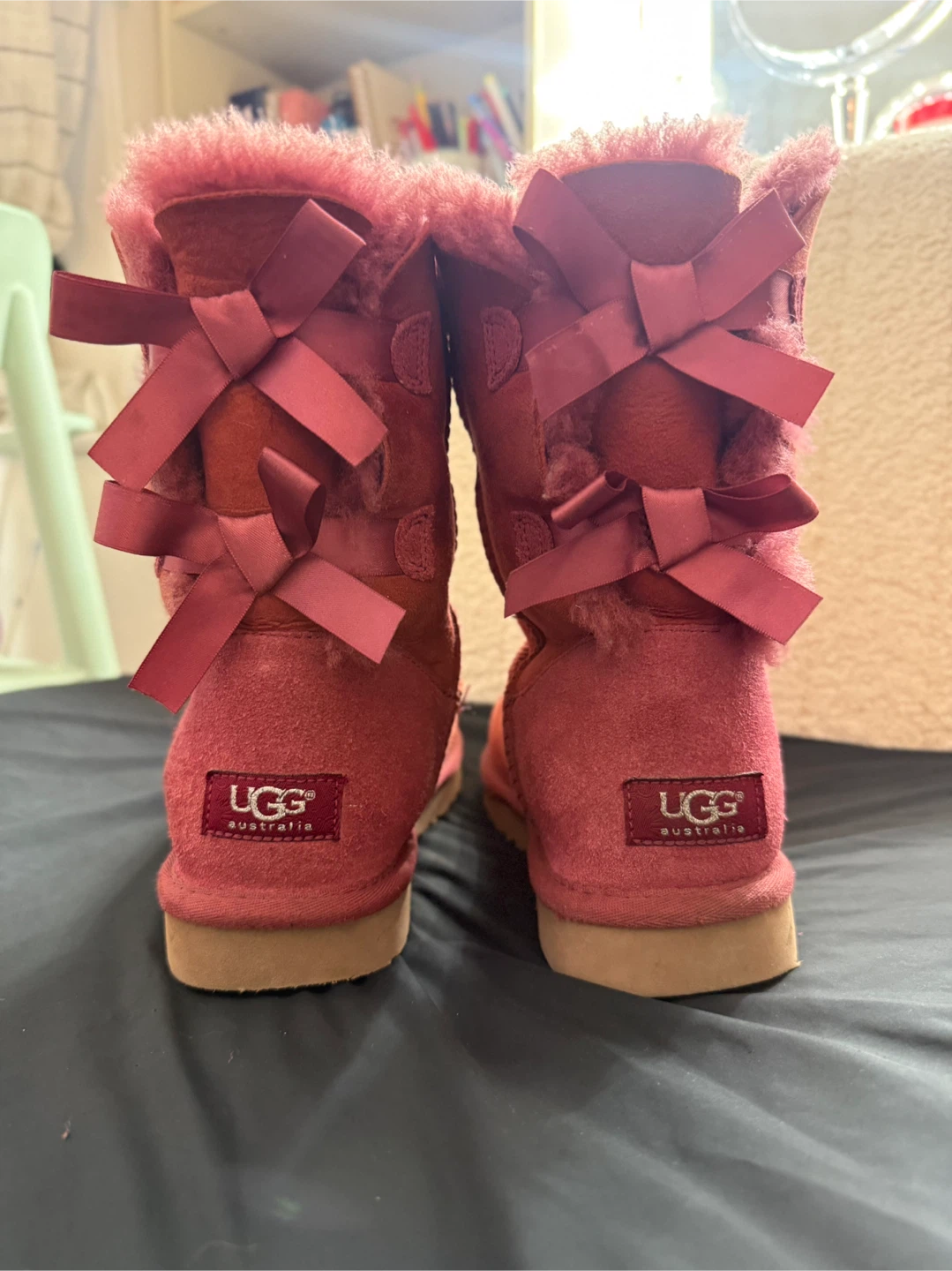 UGG Australia Pink Bow Boots