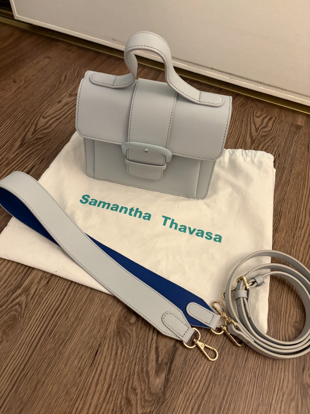 Samantha Thavasa Light Blue Handbag