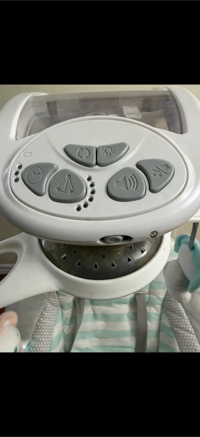 Electric Baby Swing - Plug-in Powered Automatic Swingset - photo 3