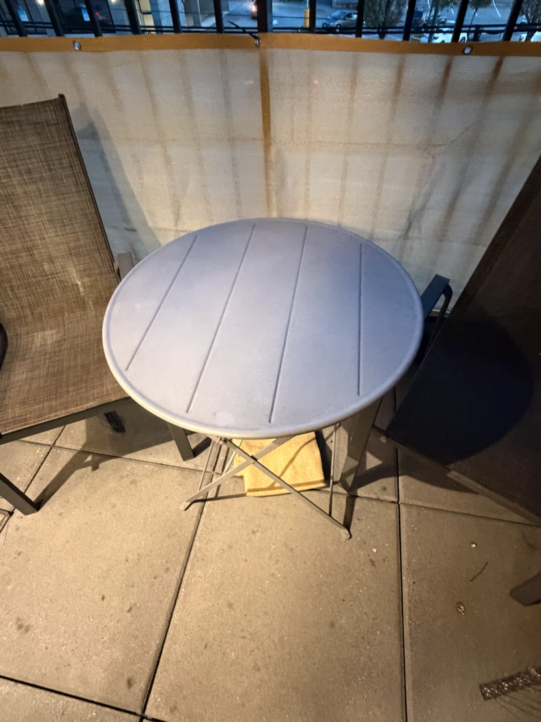 Round Bistro Table and Chairs Set - photo 2