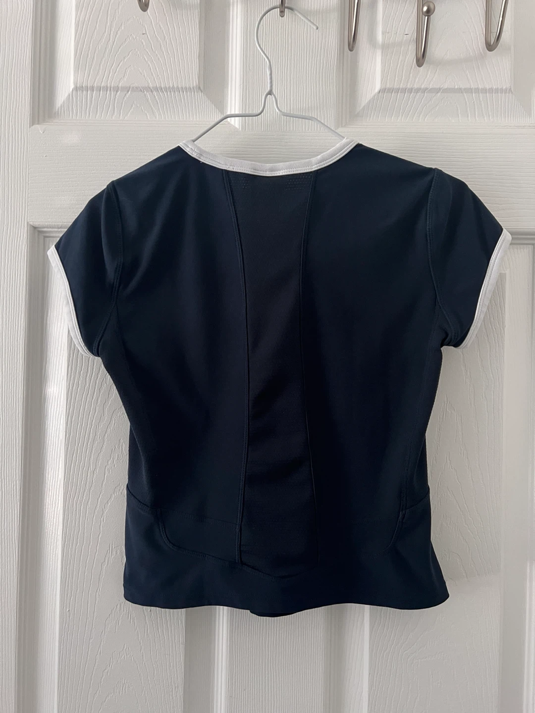 Nike Women's Navy Blue Dri Fit Short Sleeve Shirt - photo 4