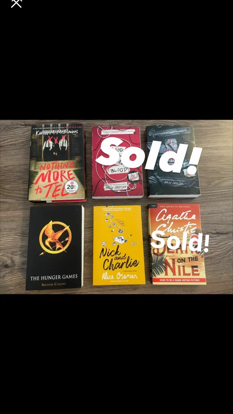 Books for sale (popular titles)