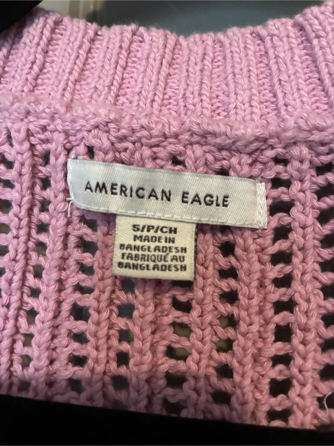American Eagle Pink Cropped Cardigan - photo 2