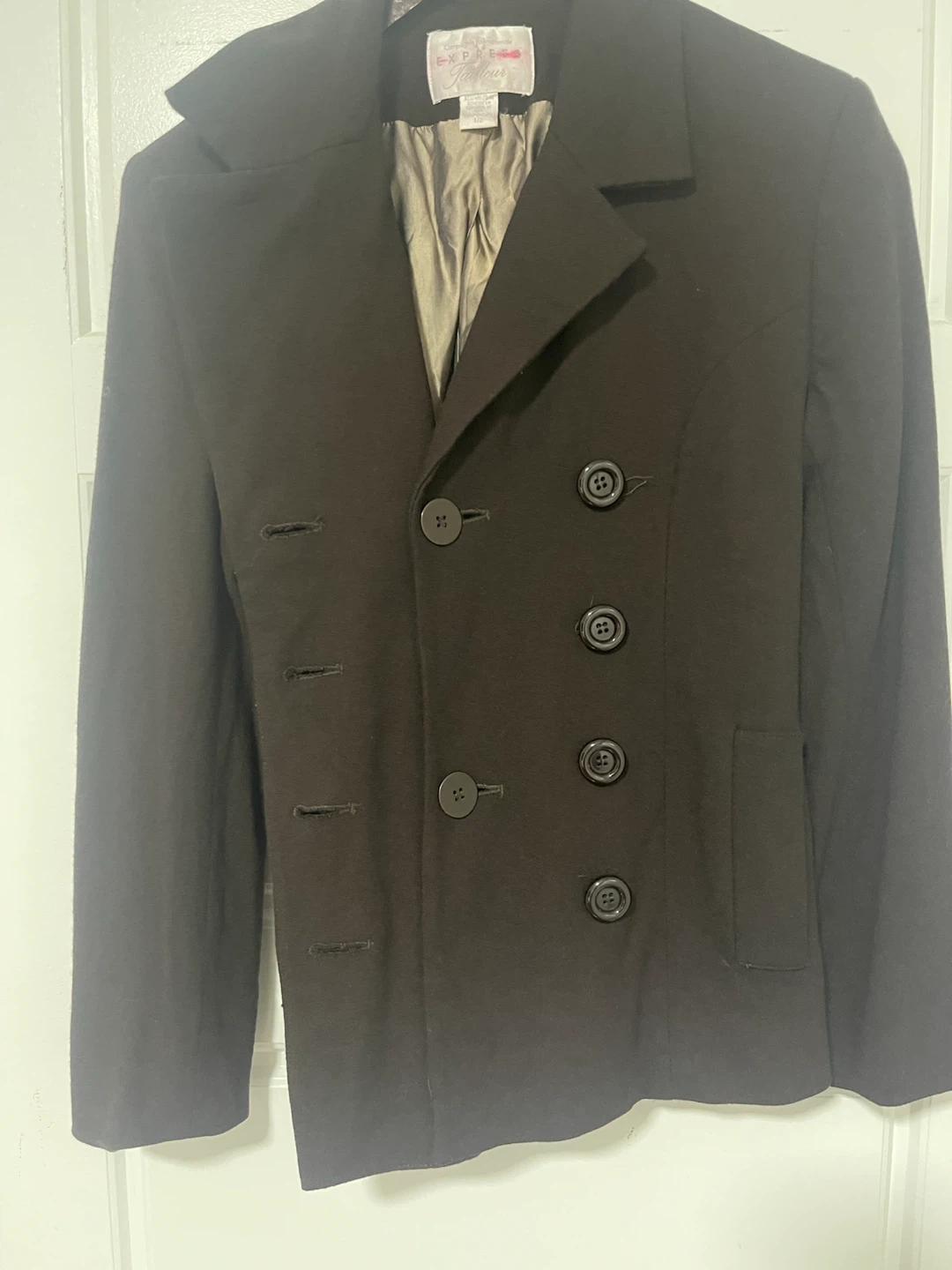 Express Tailleur Double-Breasted Blazer - Brown - photo 2