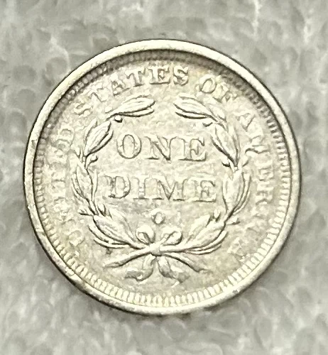 1842-O Seated Liberty Dime | Low Mintage New Orleans Silver - photo 2