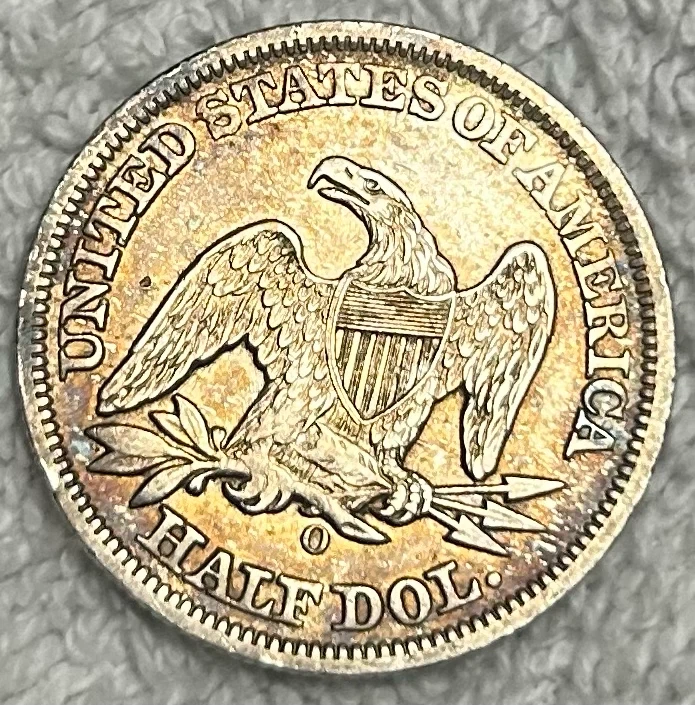 1856-O Seated Liberty Half Dollar | Rare New Orleans/Mint Coin - photo 2