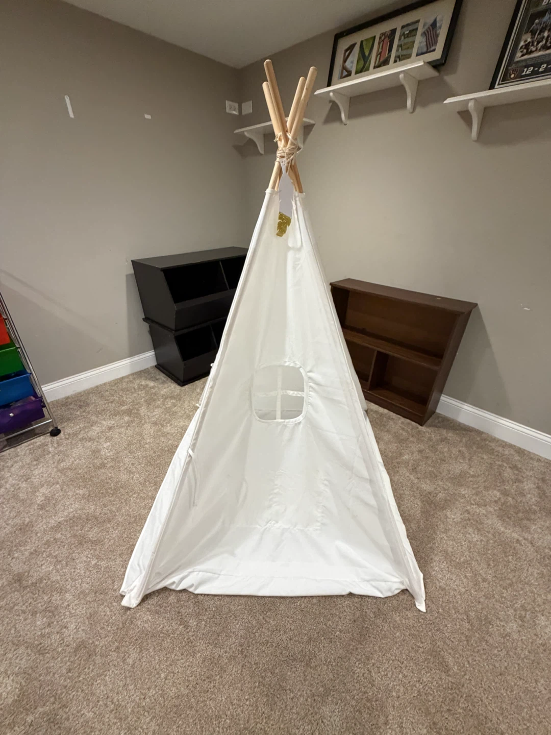 White Kids Teepee Tent - photo 3