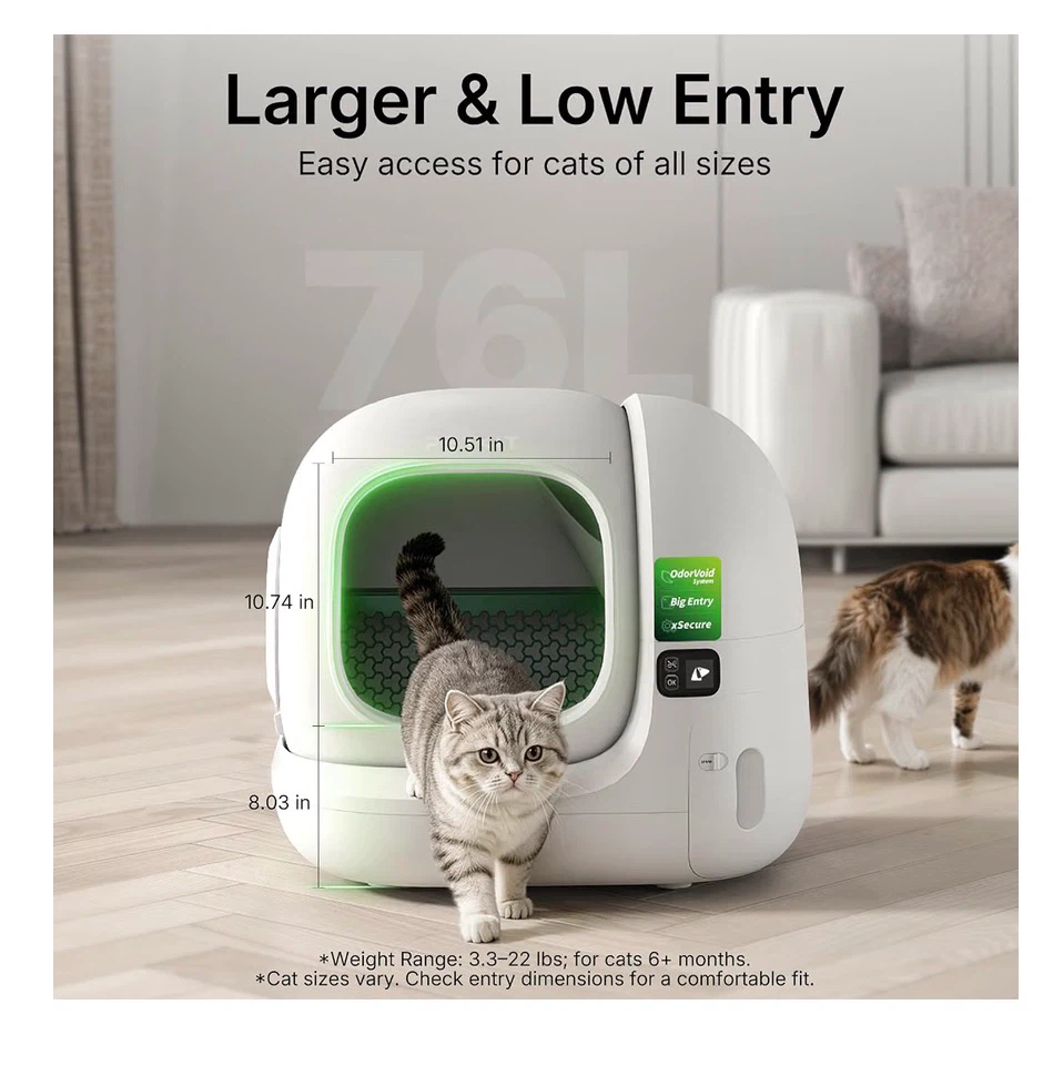 PETKIT PuraMax 2 Self-Cleaning Cat Litter Box - photo 2