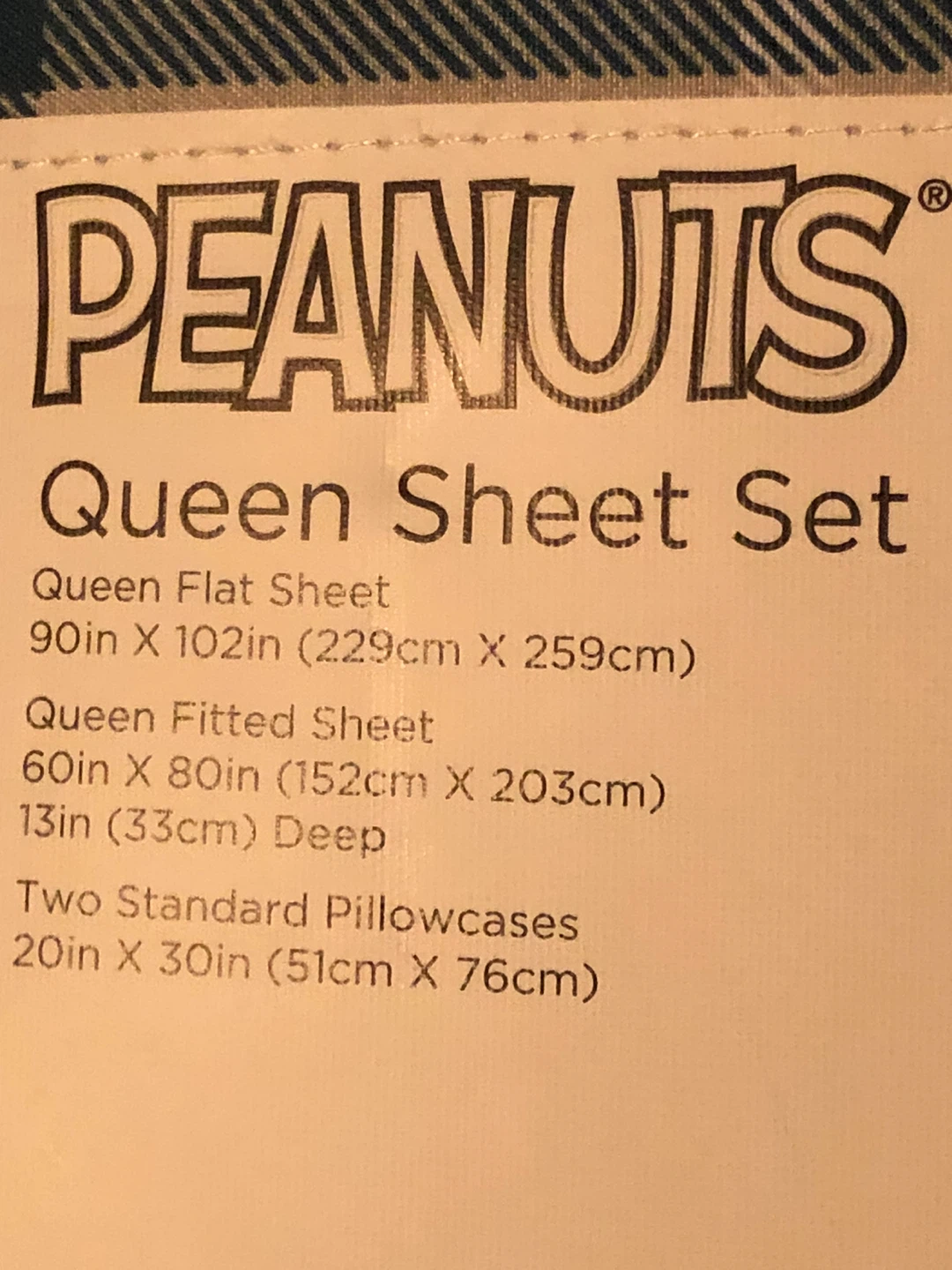NEW Peanuts Queen Sheet Set - photo 2