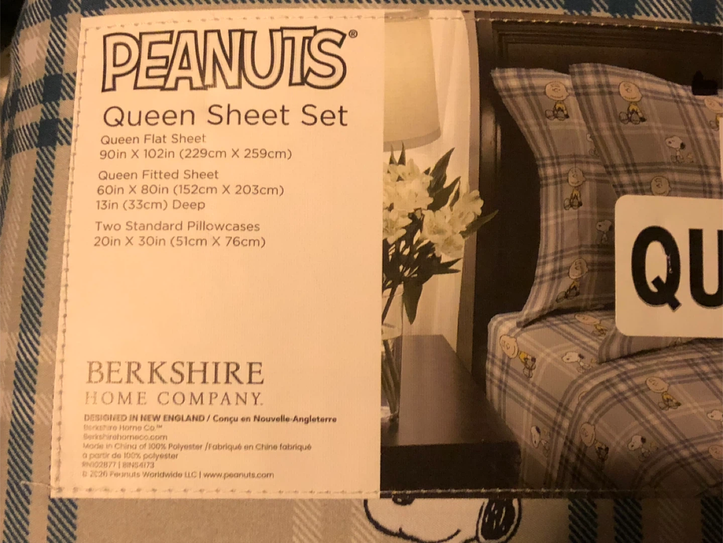NEW Peanuts Queen Sheet Set - photo 4