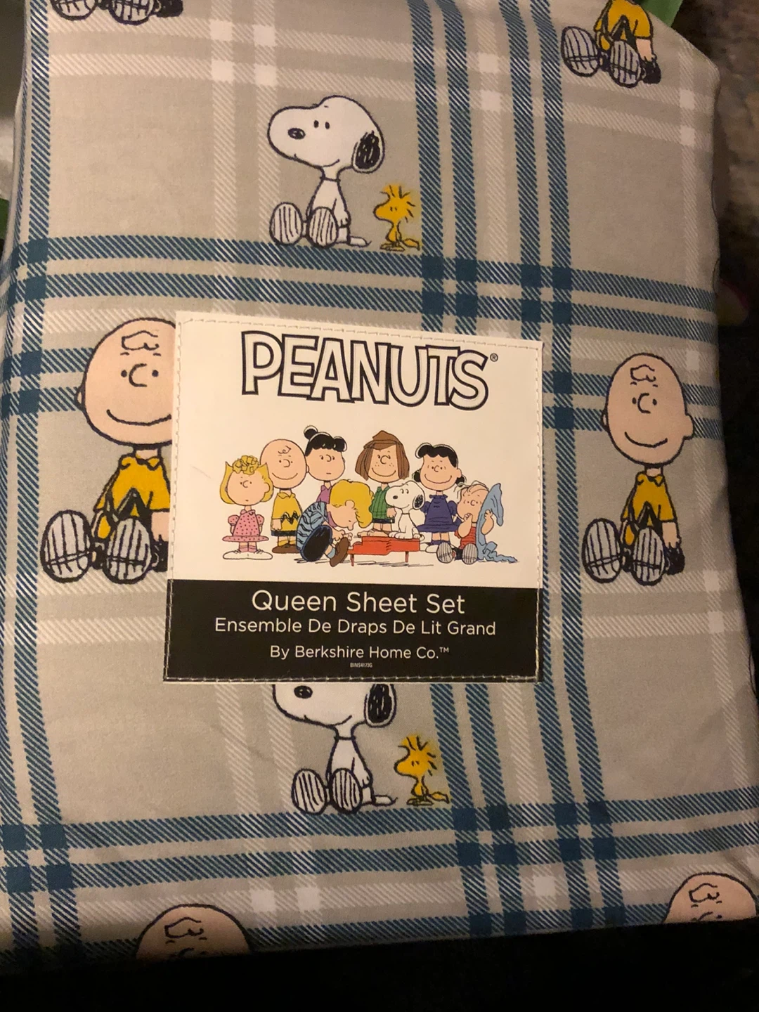 NEW Peanuts Queen Sheet Set