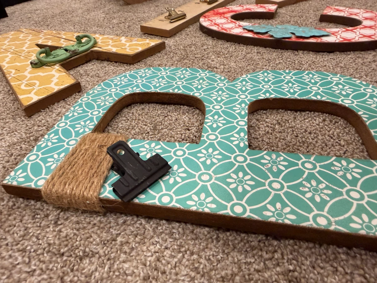 Kids Monogrammed Letter & Artwork Decor - photo 3