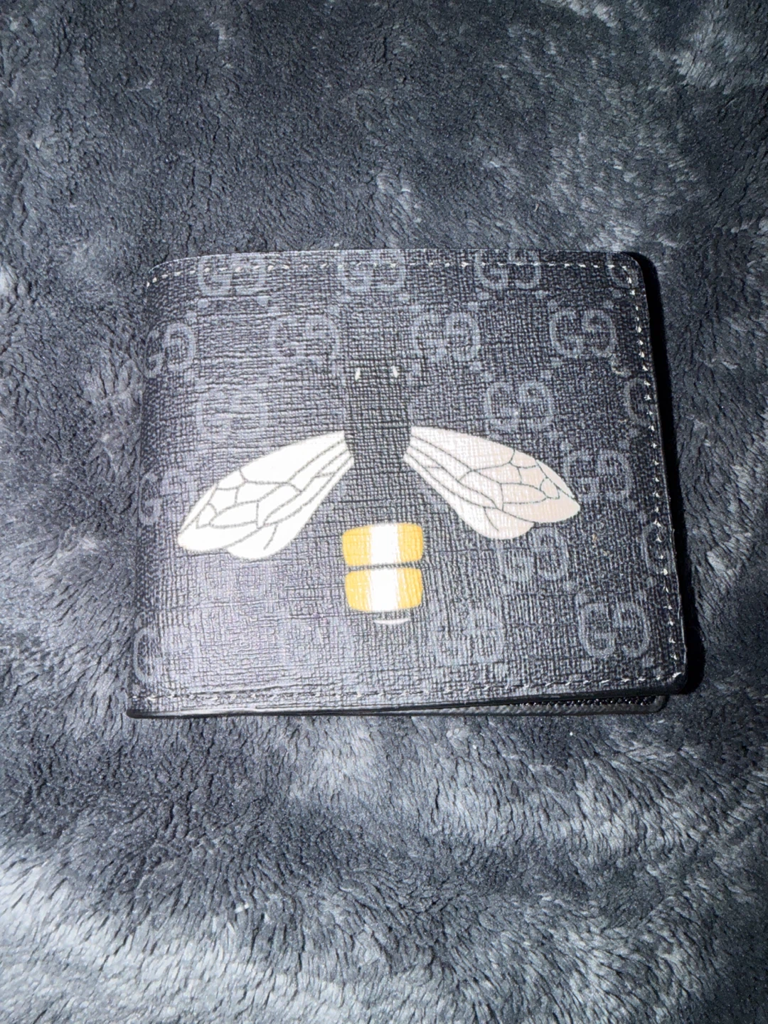 Gucci Bee Monogram Bi-Fold Wallet