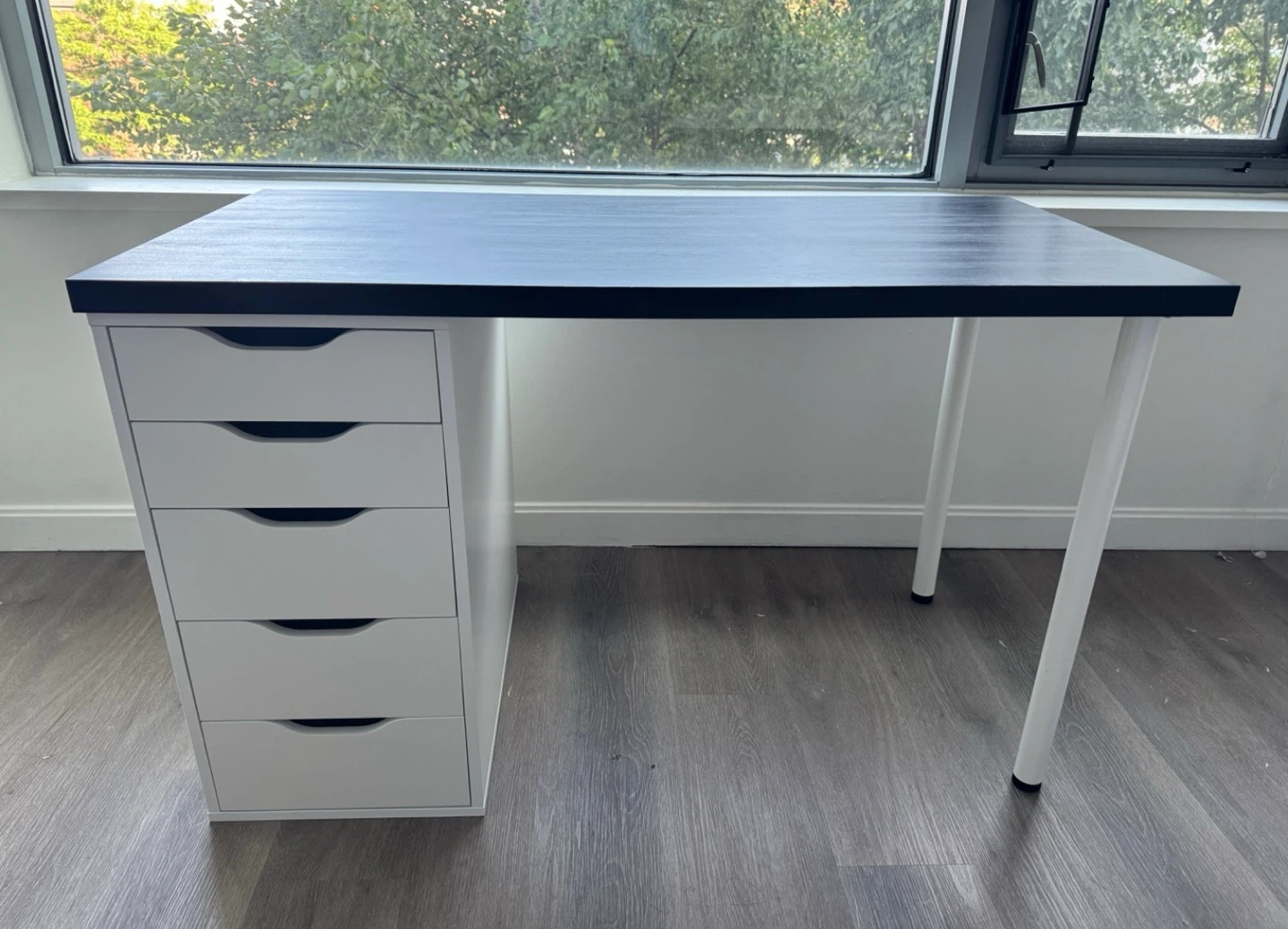 IKEA ALEX drawer unit with desk