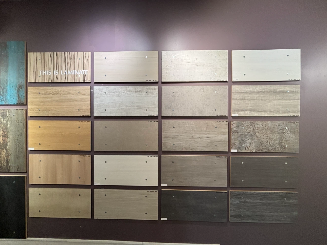 Octolam Laminate Samples