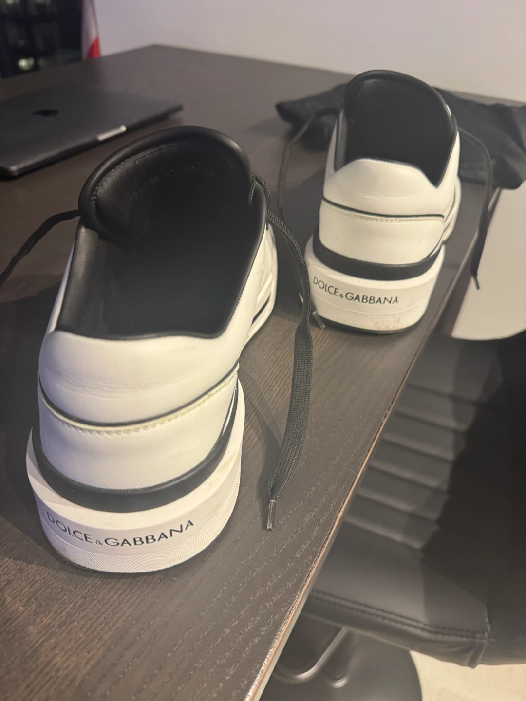 Dolce & Gabbana White Sneakers Size 10 - photo 2