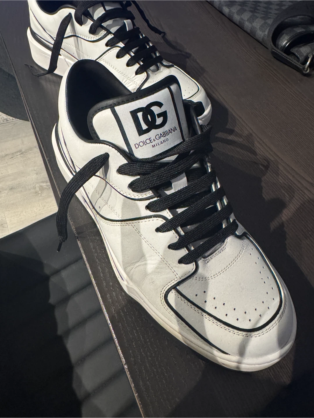 Dolce & Gabbana White Sneakers Size 10 - photo 3