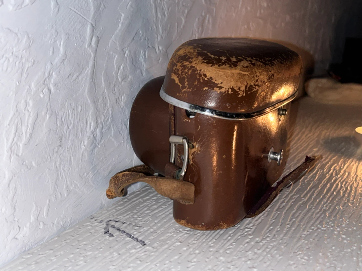 Yashica Camera with Brown Leather Case - photo 5