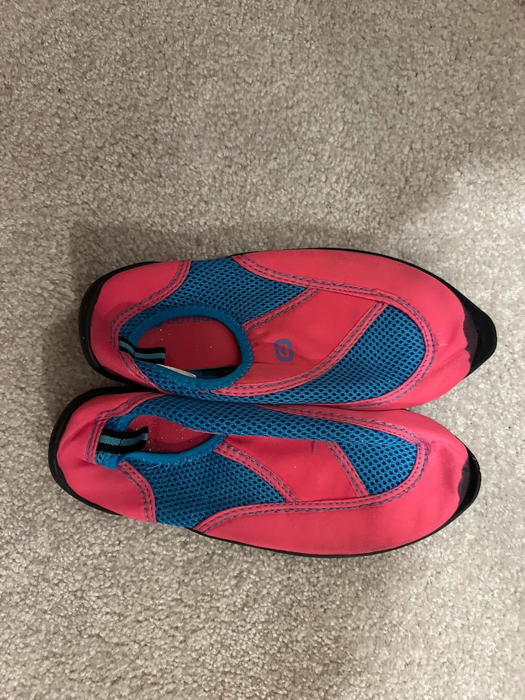 Pink and Blue Water Shoes