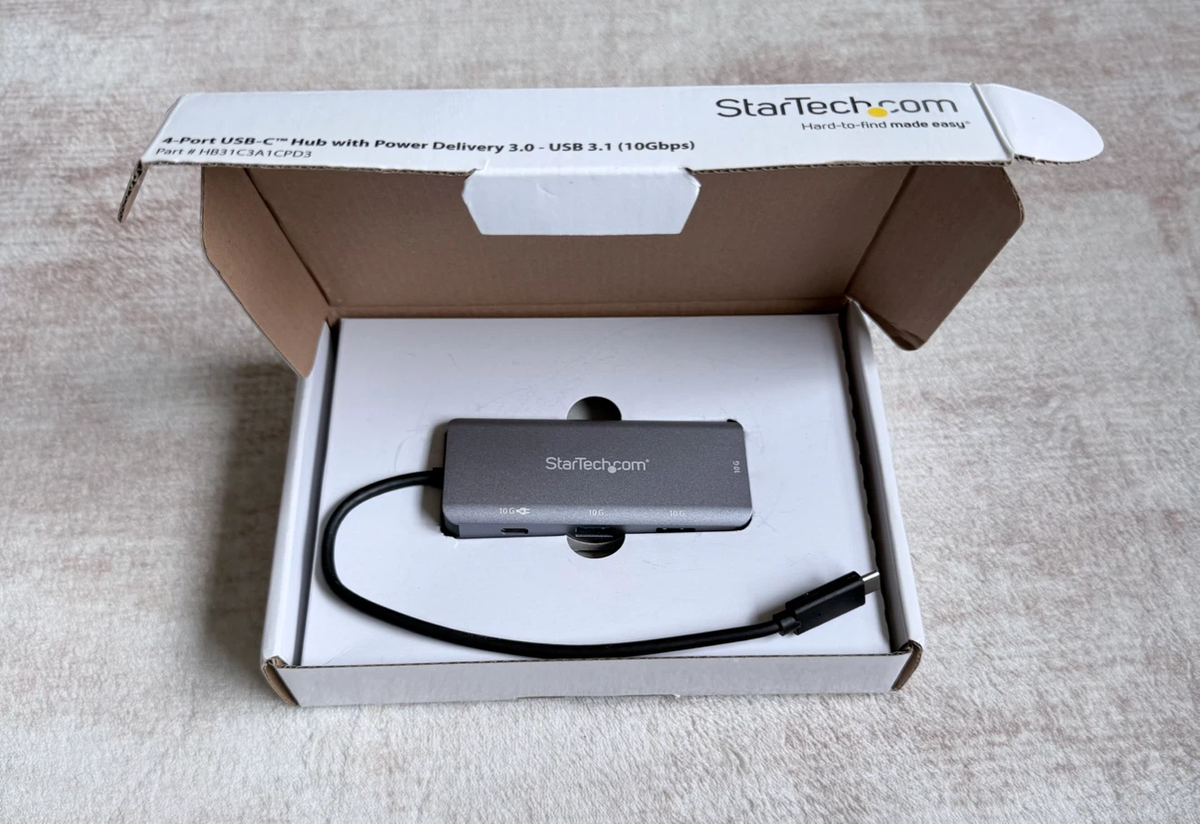 StarTech.com 4-Port USB-C Hub with Power Delivery 3.0 - photo 2