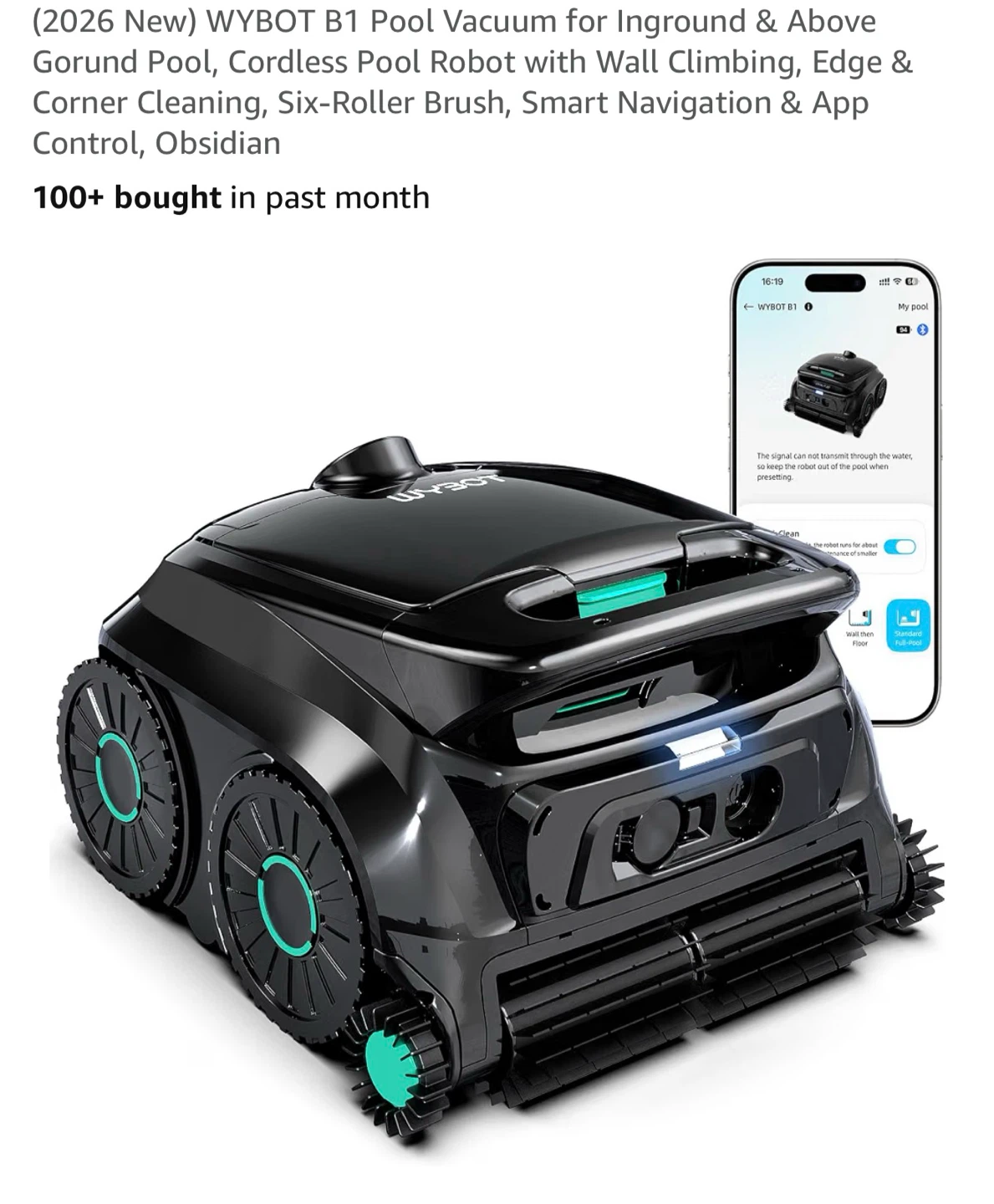 WYBOT B1 Pool Vacuum Robot