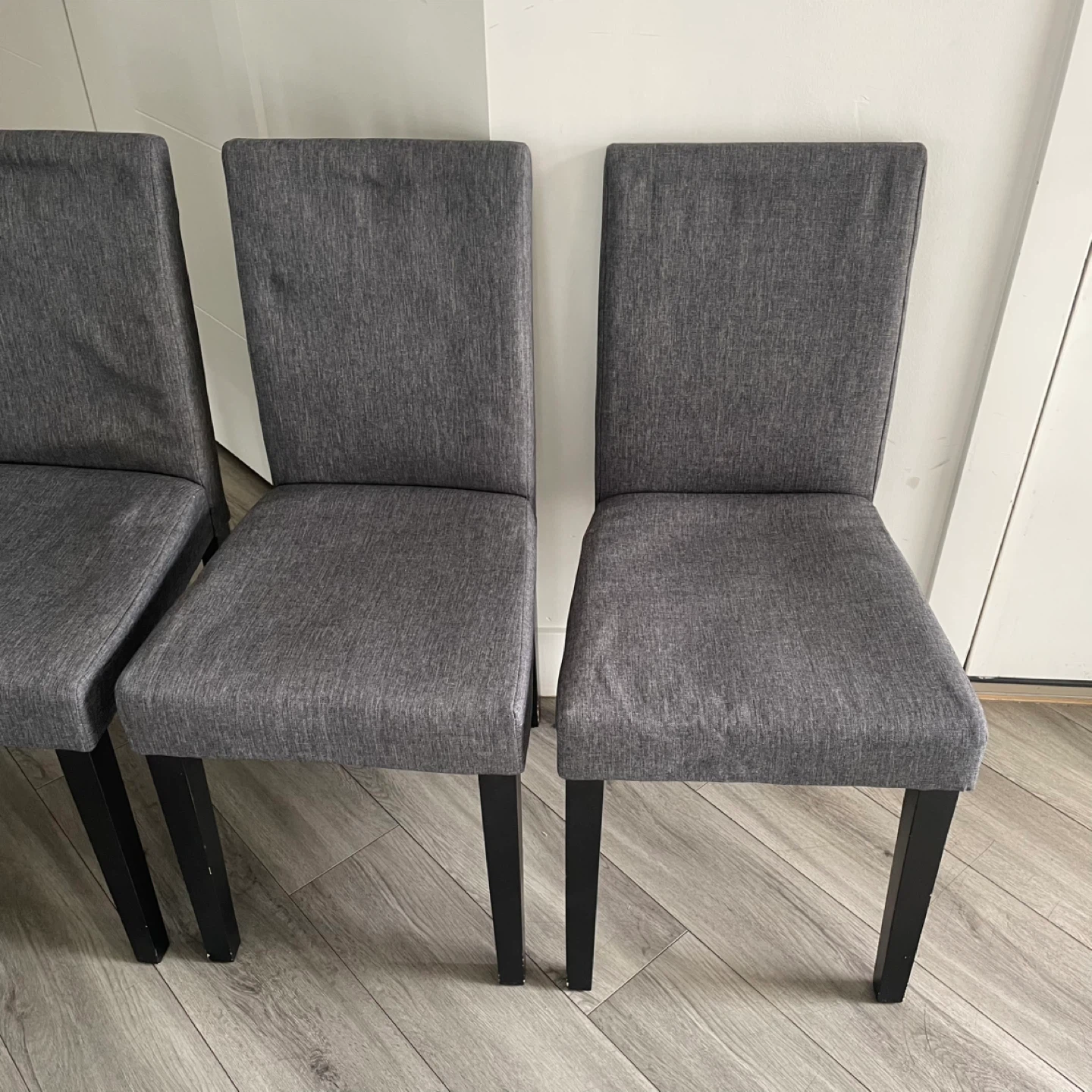 4 Grey Dining Chairs - photo 3