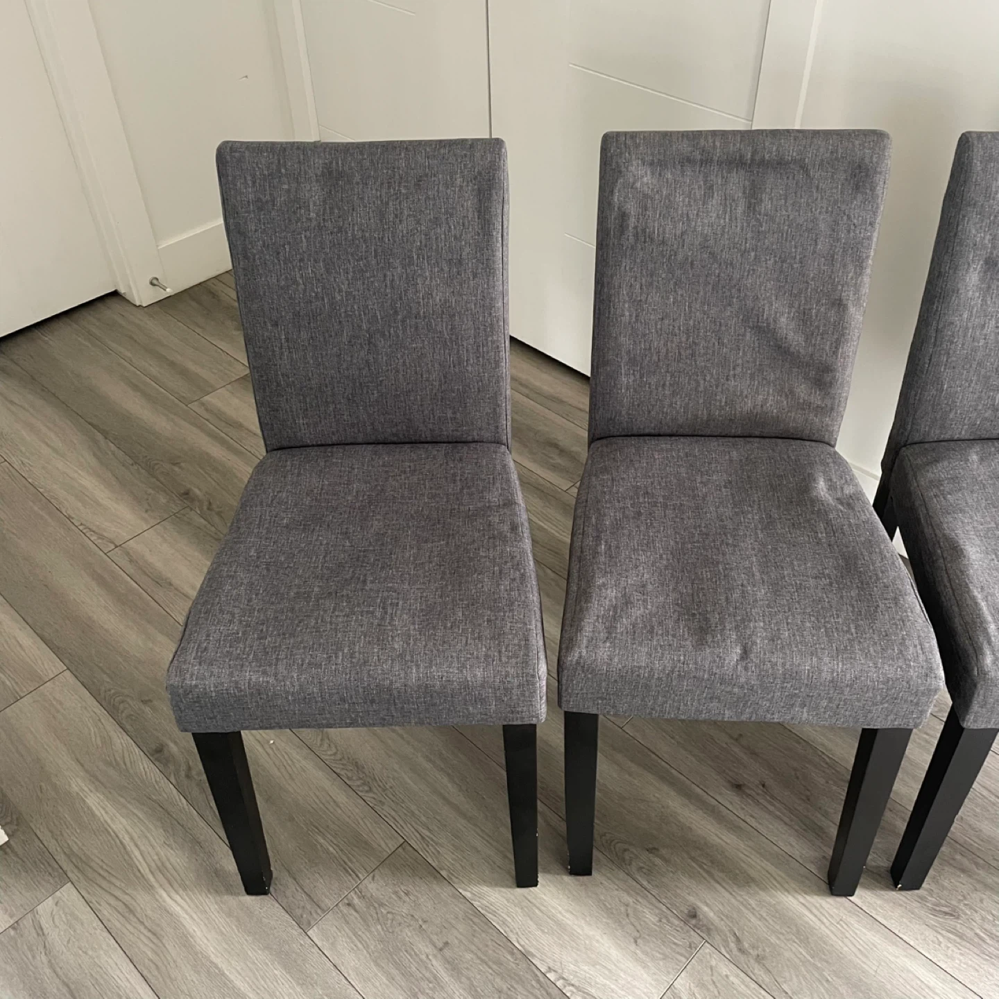 4 Grey Dining Chairs - photo 4