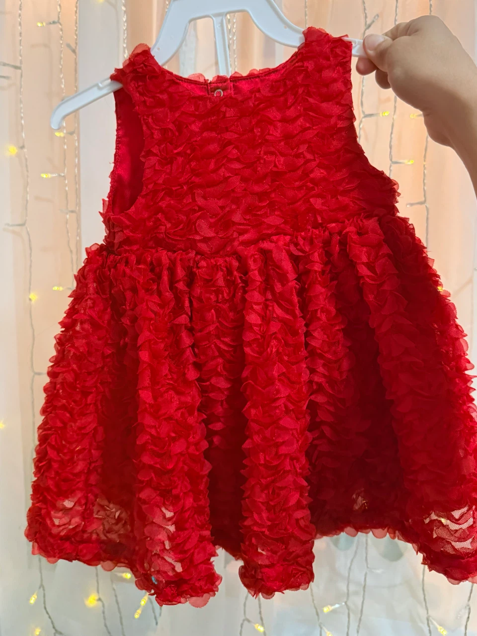 Baby Girl Red Dress with Bloomers