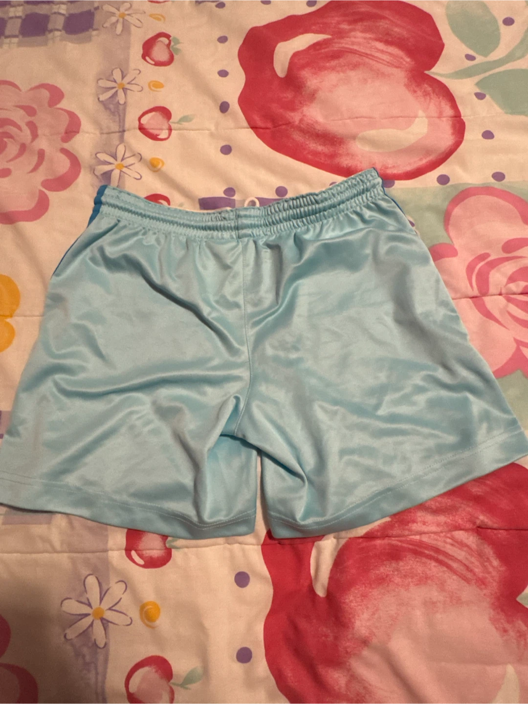 Nike Light Blue Athletic Shorts - Girls Large - photo 2