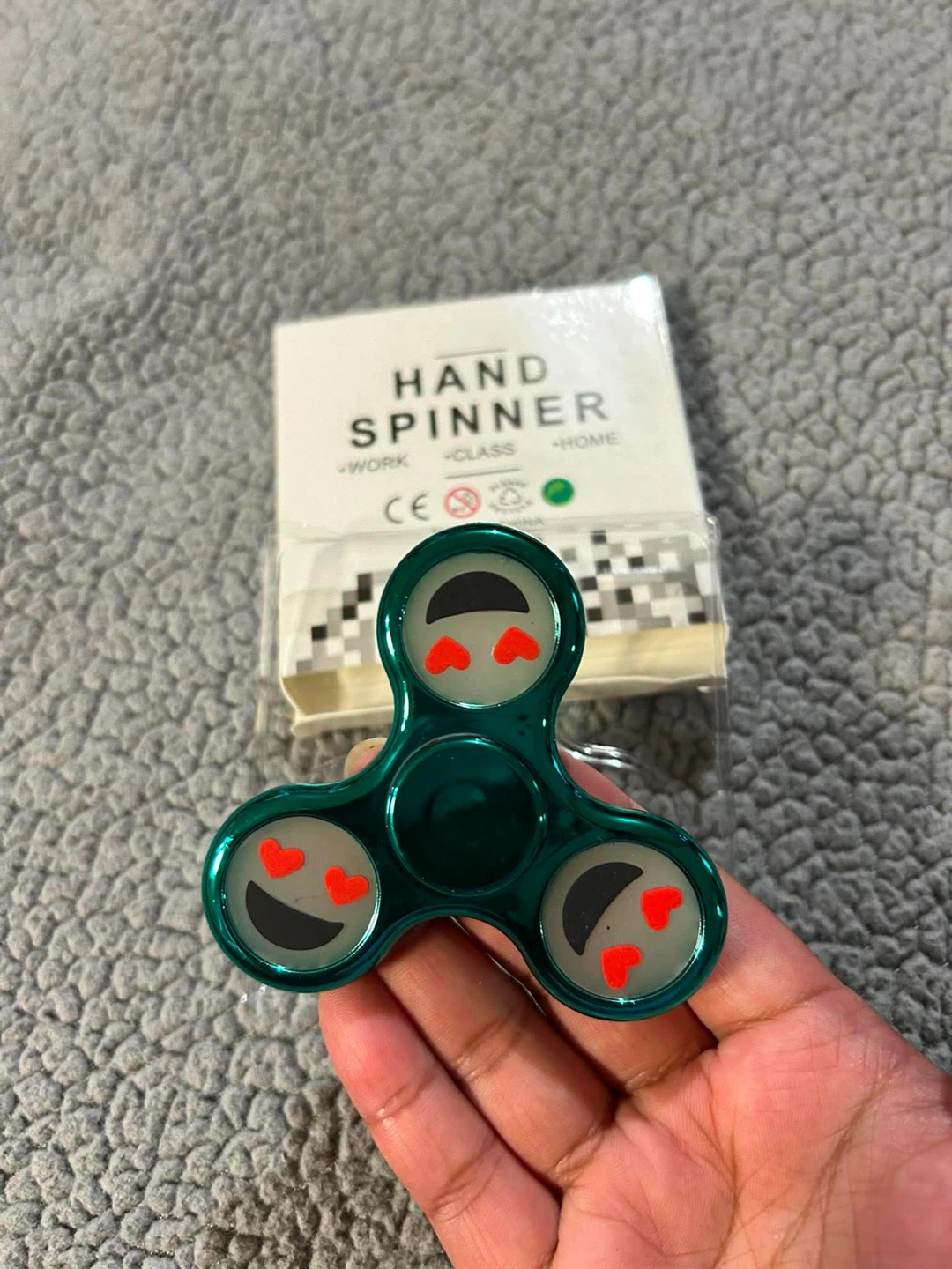 Hand Spinner Fidget Toy - Multiple Designs-Glow in the dark