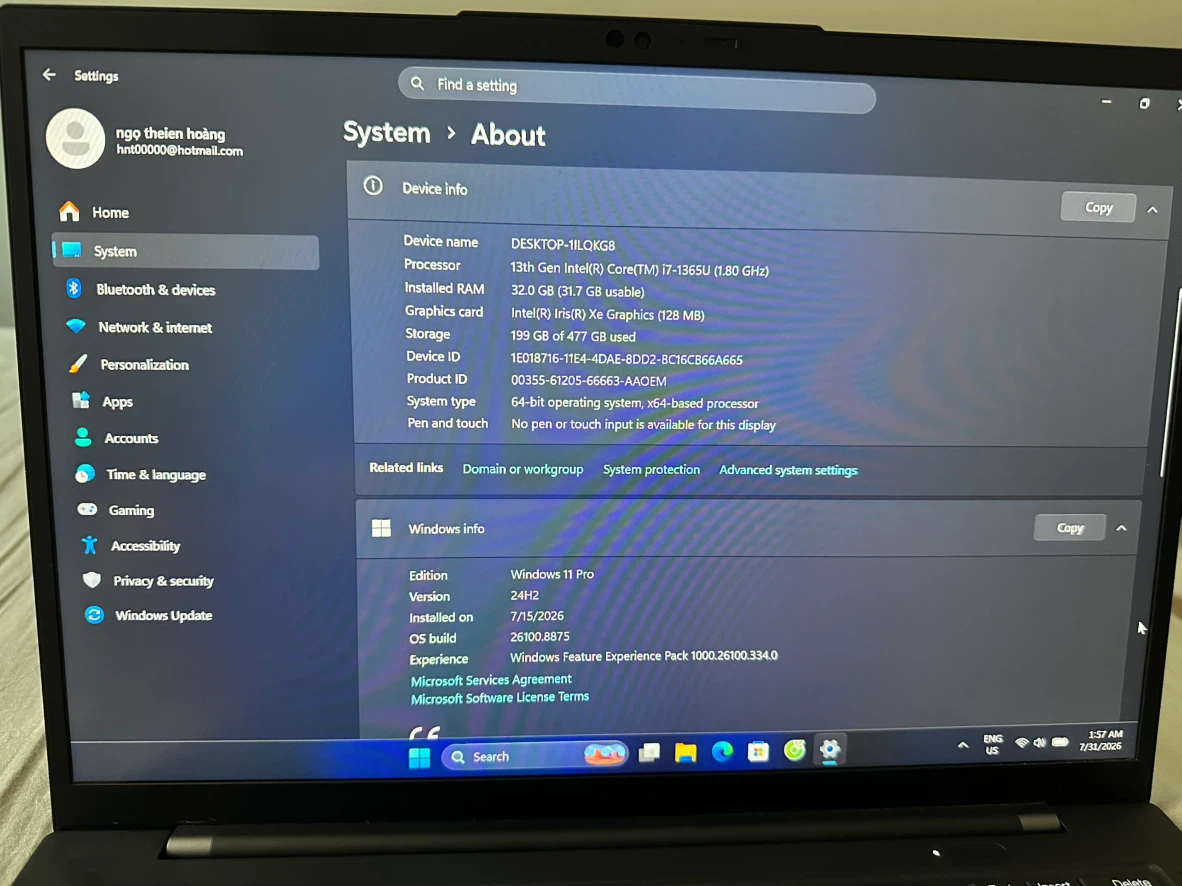 Lenovo ThinkPad Laptop - 13th Gen Intel Core i7