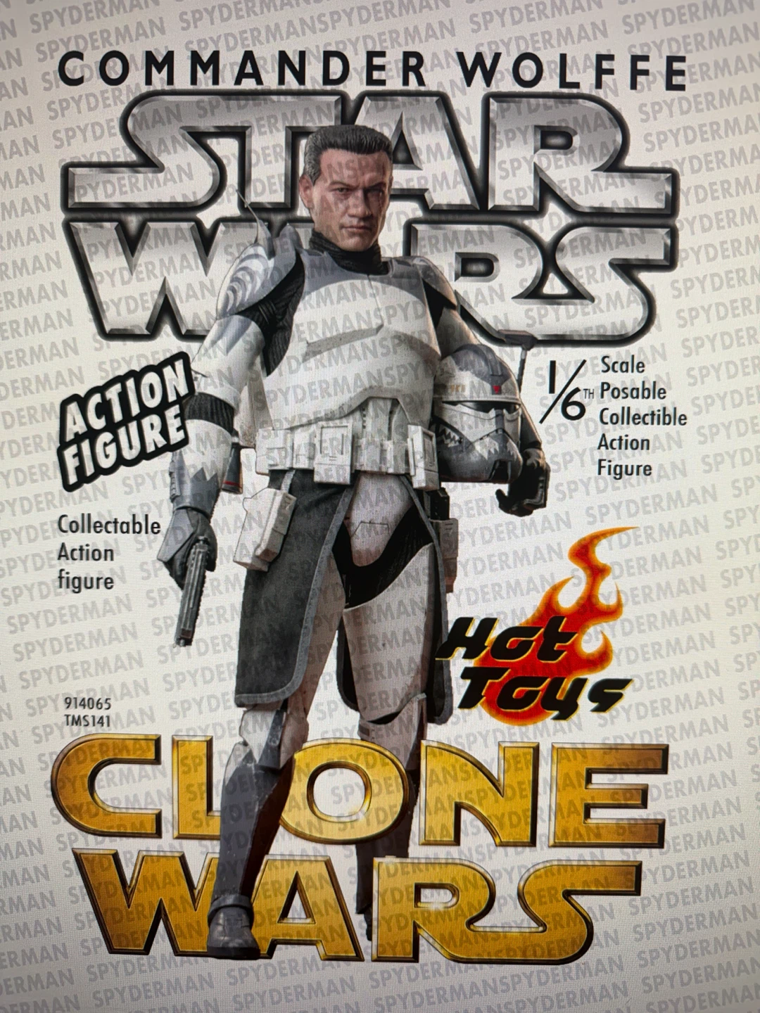 Clone. Commander wolffe action figure Star Wars hot toys